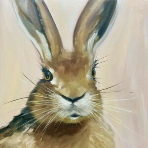 Mrs Whiskers - Hare Art Print
