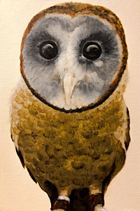 Barn Owl - Whispering Words Of Wisdom - A4 Print