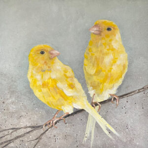 Take Me To the Canaries - Square Print