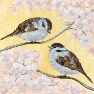 The Ubiquity Of Sparrows - Square Print